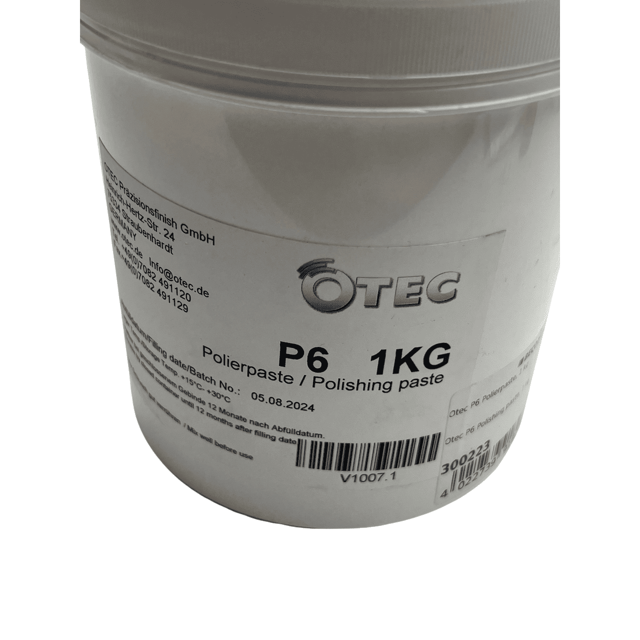 OTEC P6 Polierpaste, 1 kg - Hochwertige Poliermasse - Image 5