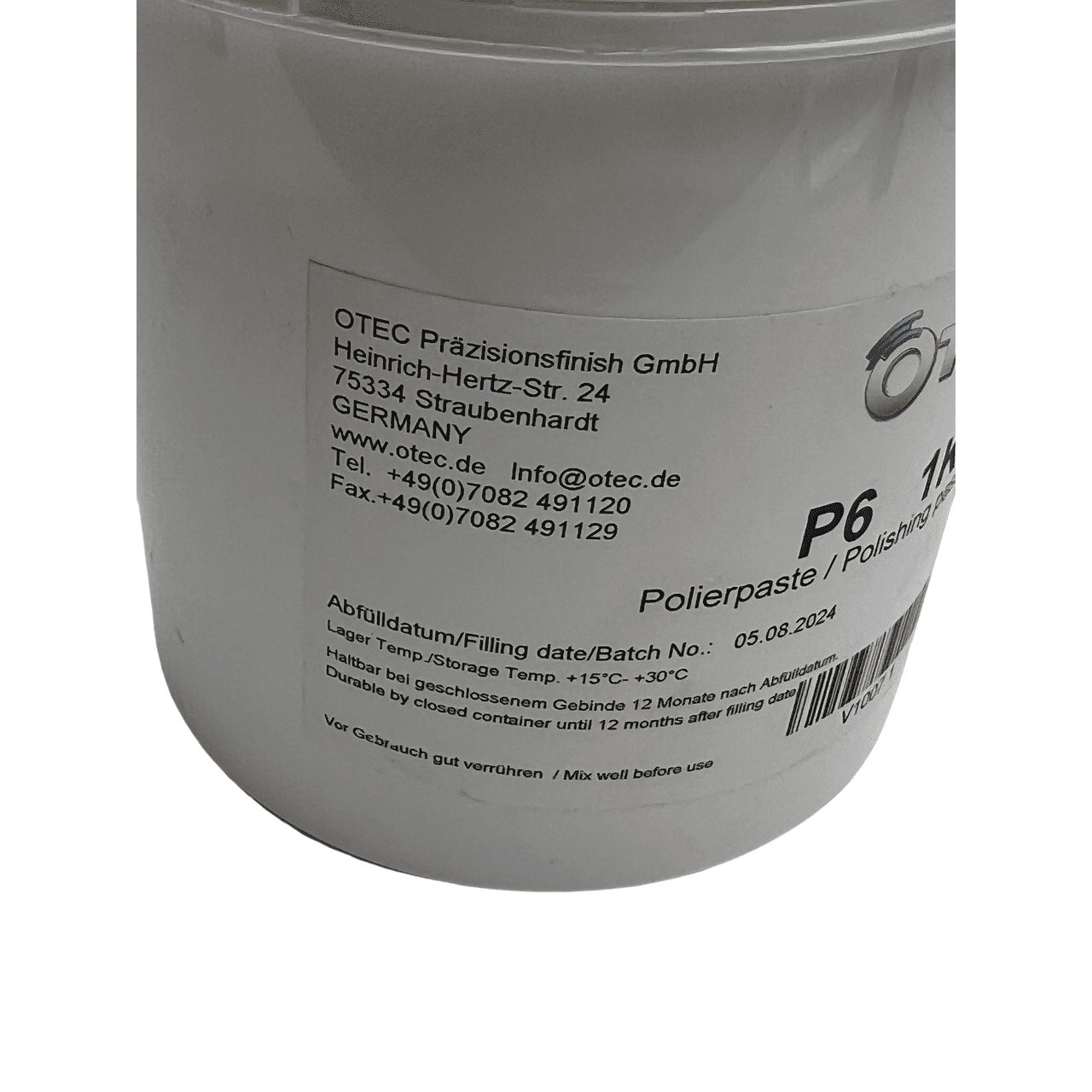OTEC P6 Polierpaste, 1 kg - Hochwertige Poliermasse - Image 6