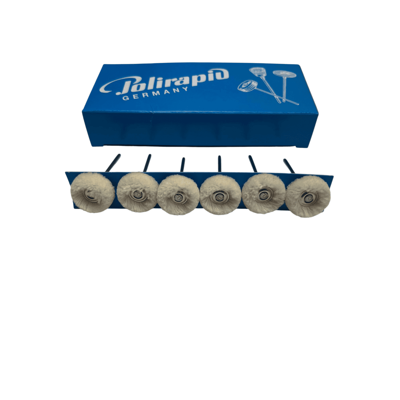 Polirapid Runde Baumwollpolierbürsten, 21 mm, 6 Stück - Image 4