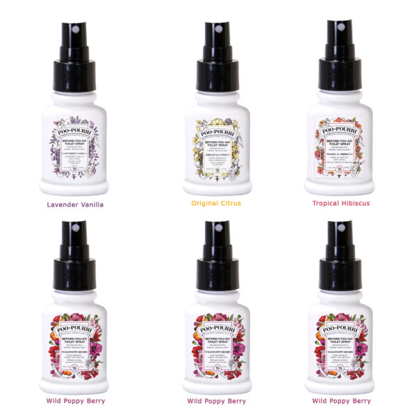 Poo-Pourri 6er Pack Toilettenspray mit verschiedenen Düften