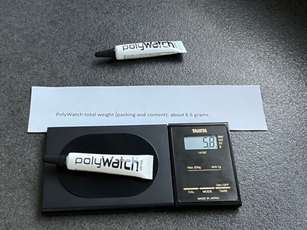 2er-Pack PolyWatch 5g Kratzerentferner-Paste für Kunststoff/Acryl-Uhrglas-Reparatur