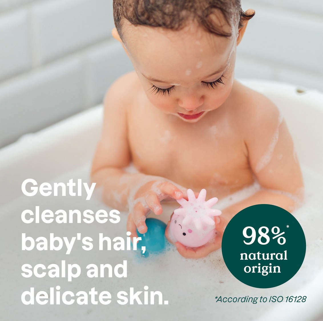 Baby Leaves Bubble Wash Pear Nektar ATTITUDE Baby Pflege - Image 2