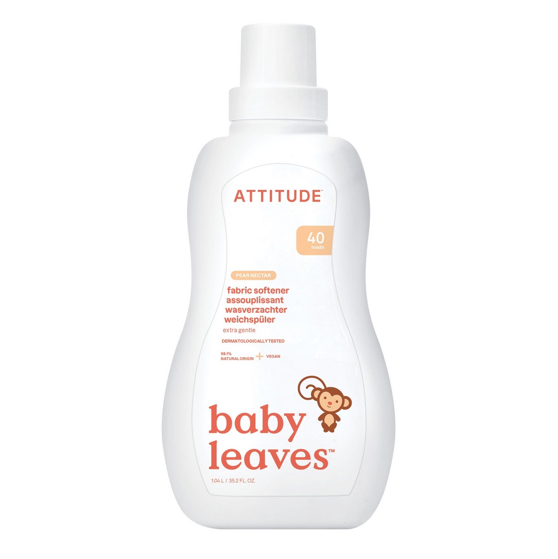 ATTITUDE Baby Fabric Softener Pear Nectar Baby Waschmittel