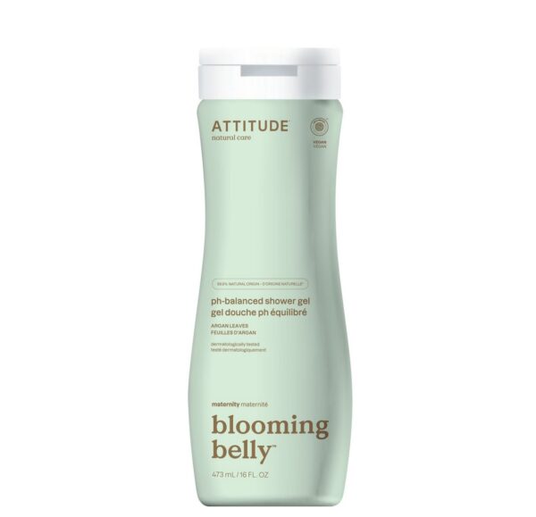 Attitude Blooming belly Schwangerschafts-Duschgel Arganblätter