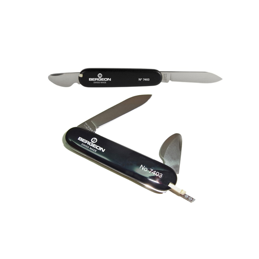 Bergeon 7403 Victorinox Uhrgehäuse-Öffner-Messer Uhrreparatur