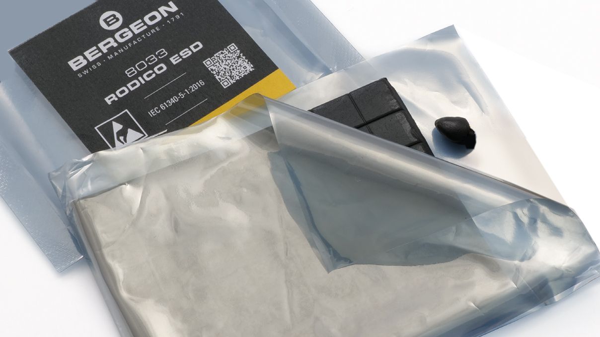 Bergeon 8033 ESD Rodico Reinigungsblock Rhodium Antistatik - Image 2