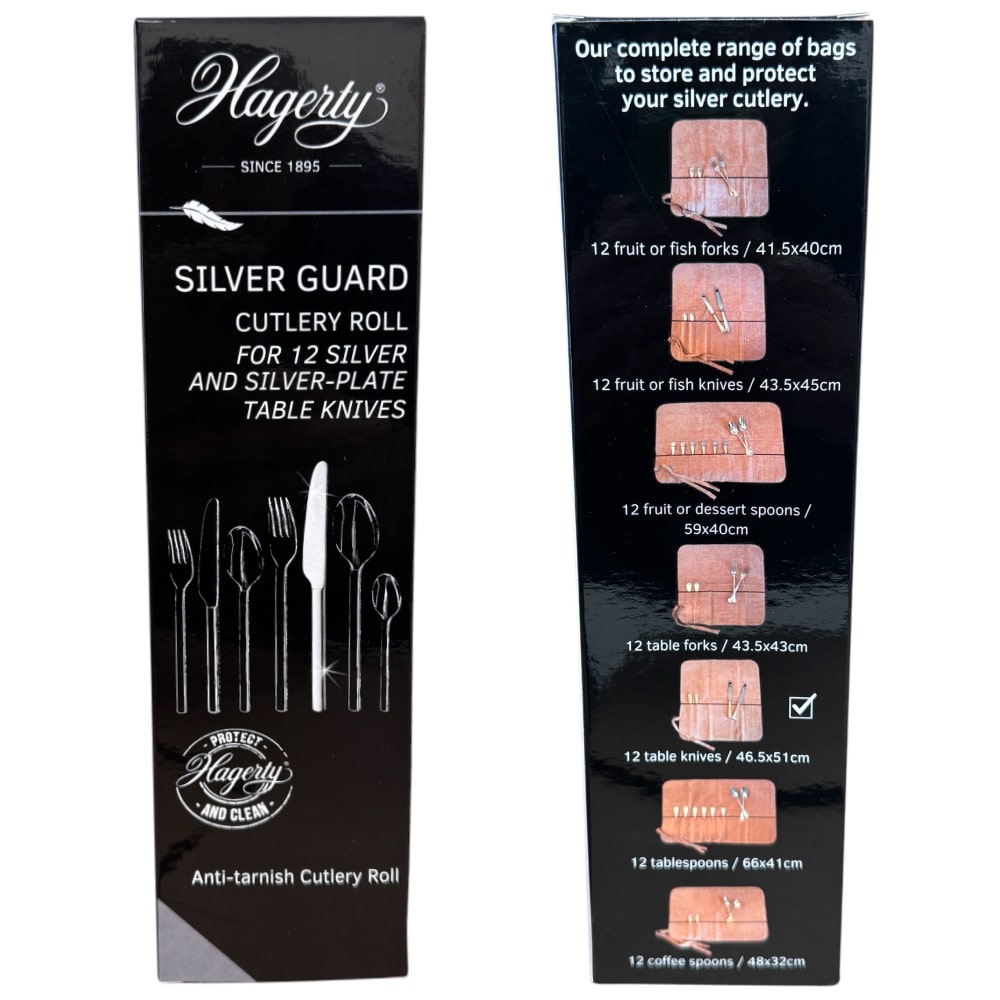 Hagerty Silver Guard Cutlery Rolls A119003 Cutelinenrolle für 12 - Image 2