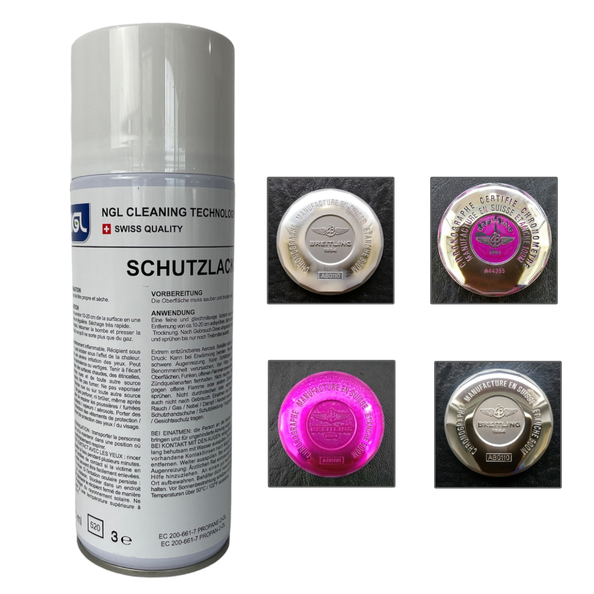 Horlogerie Rouge Schutzlack 400 ml Buzzufy Uhrenpflege