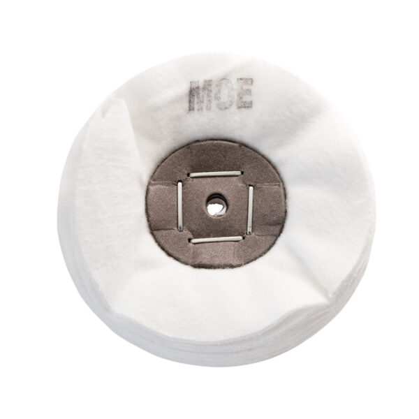 Merard Polierwalze für das Finish N° MOE, weißer Flachs Ø 100 mm, 30 Lagen