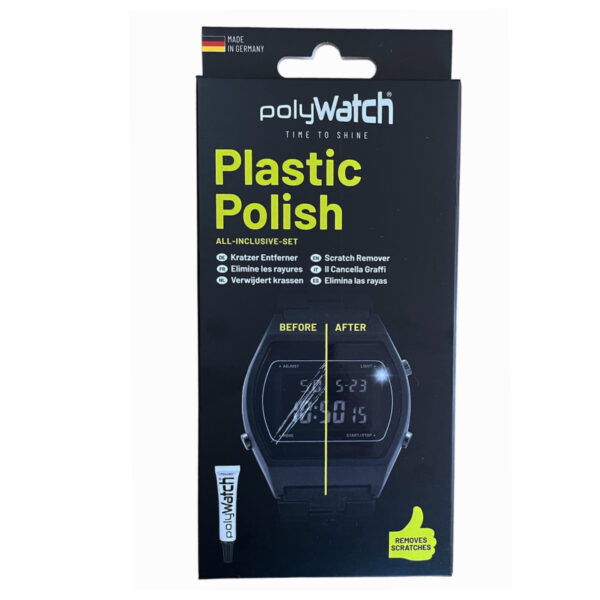 PolyWatch Kunststoff Polier Set Für die Entfernung von Kratzern aus