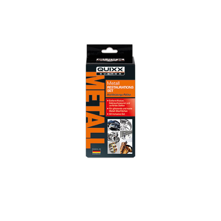 QUIXX Reparaturset für Felgen schwarz mit Flüssig-Aluminium und Schleifpapier - Image 4