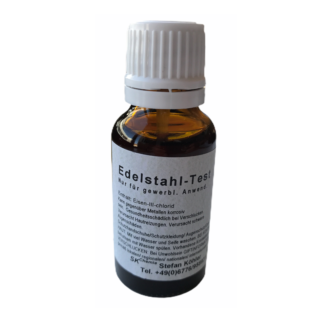 Test Säure für Edelstahl 20ml Deutschland Boley Bar Test