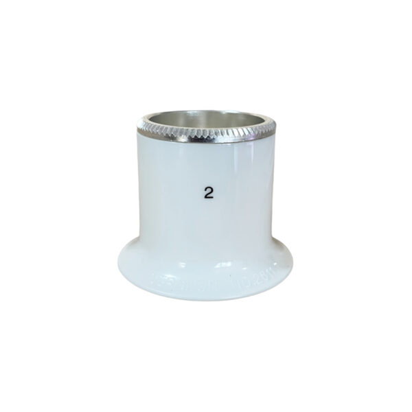Bergeon 2611-B-2 5 Uhrmacherloupe Weiß Vergrößerung x4