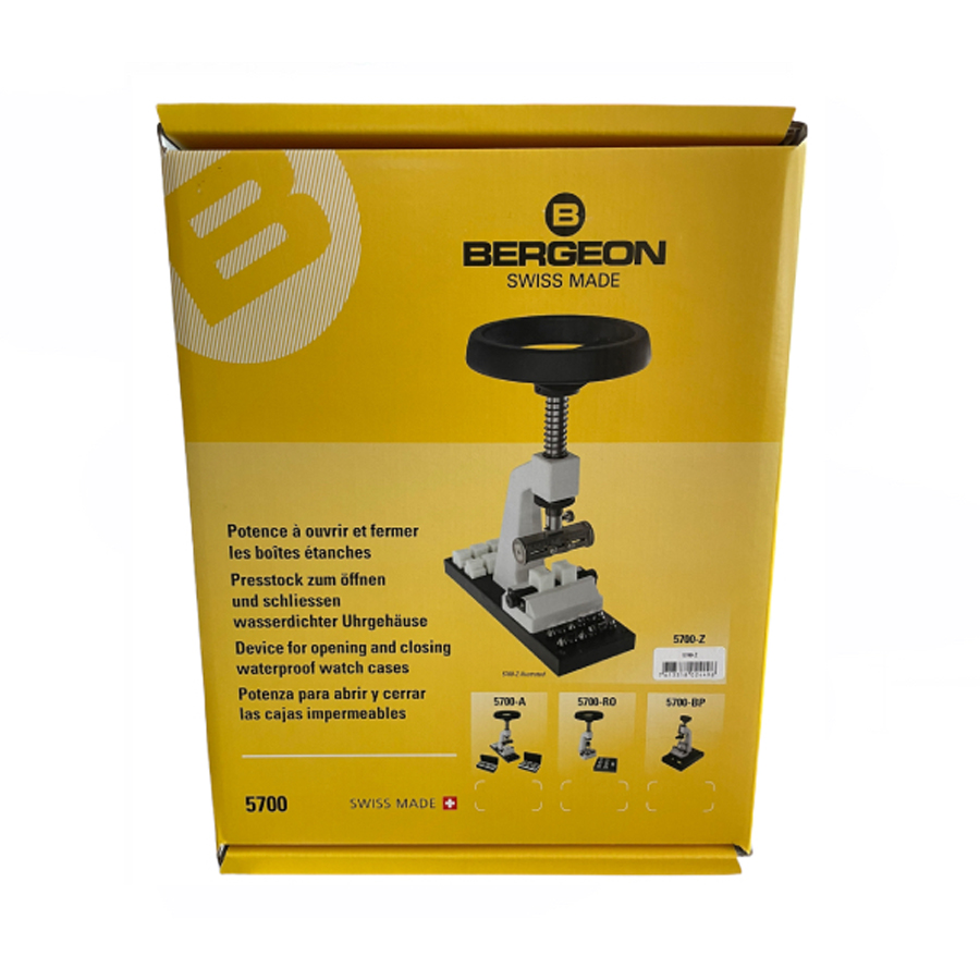 Bergeon 5700-Z Werkzeugpress für das Öffnen und Schließen wasserdichter - Image 2
