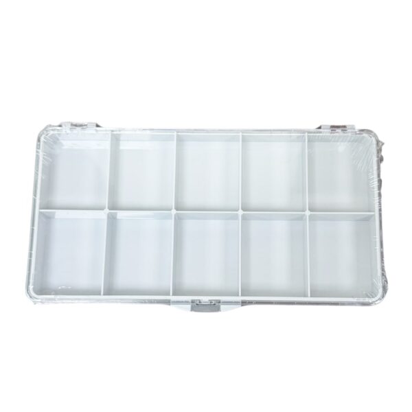 Bergeon 6089-10 Kunststoff-Transparente Box für Uhren-Ersatzteile 10 Fächer à