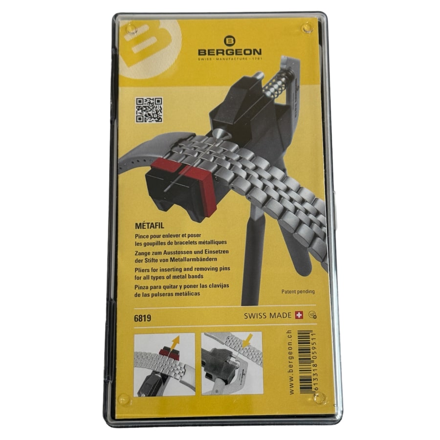 Bergeon 6819 Uhrband Größenwerkzeug – Professioneller Pin-Hubble, Entferner und Inserierer - Image 4