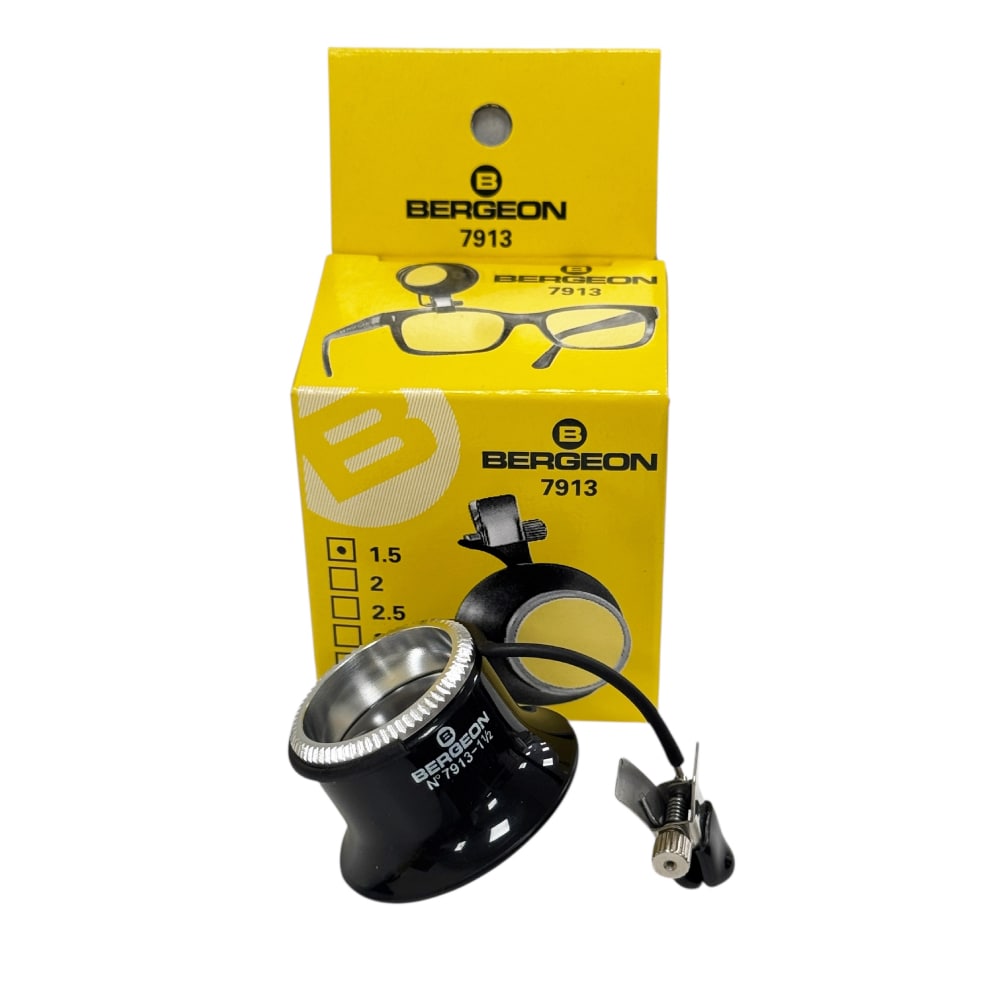 Bergeon 7913-1 5 Eyeglass Uhrmacher Lupe mit Clip 6 7x - Image 4