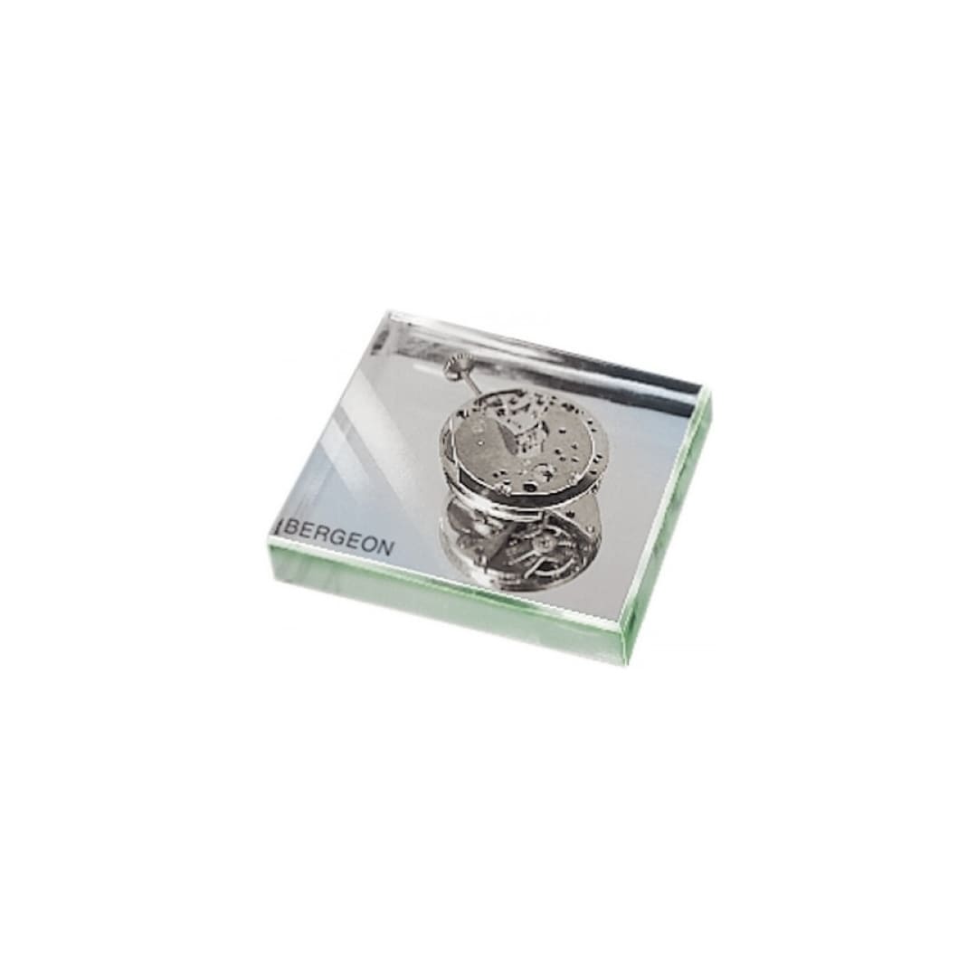 Bergeon 2681 Bewegungsbeobachtungs-Spiegel 50 x 50 x 6 mm Swiss Made