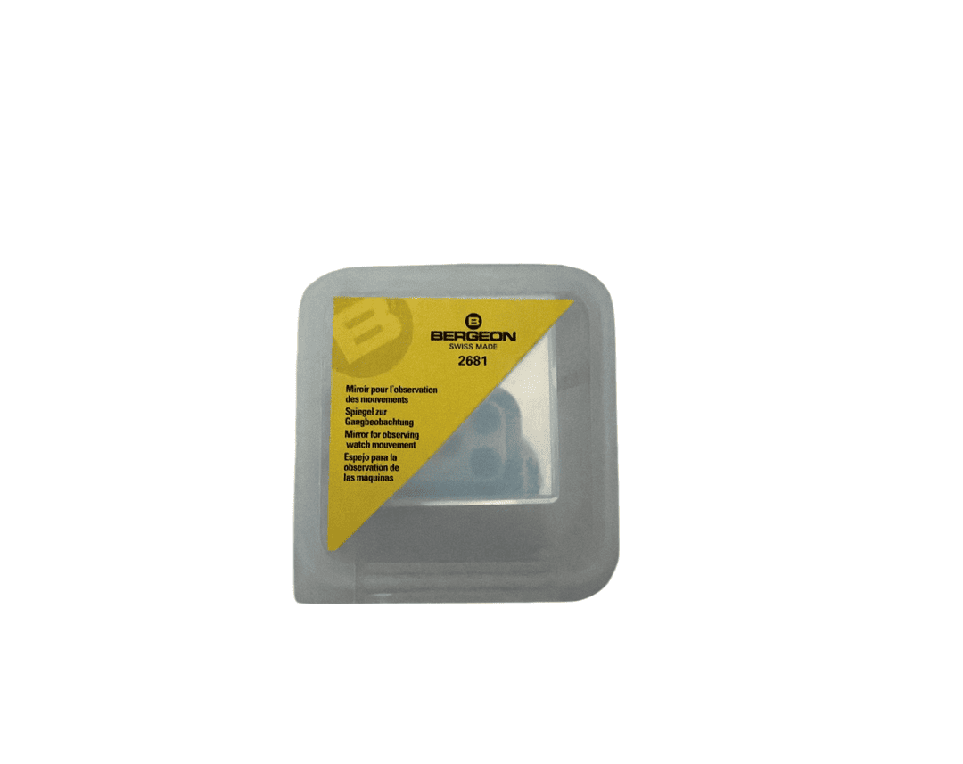 Bergeon 2681 Bewegungsbeobachtungs-Spiegel 50 x 50 x 6 mm Swiss Made - Image 2