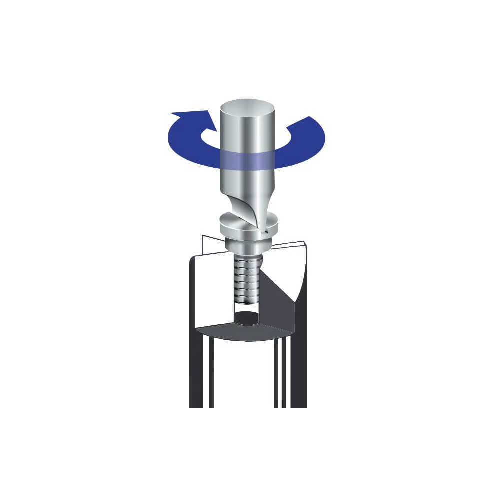 Bergeon 30615-03 End Mills für Chronographenscrew Schulterfräser - Image 3