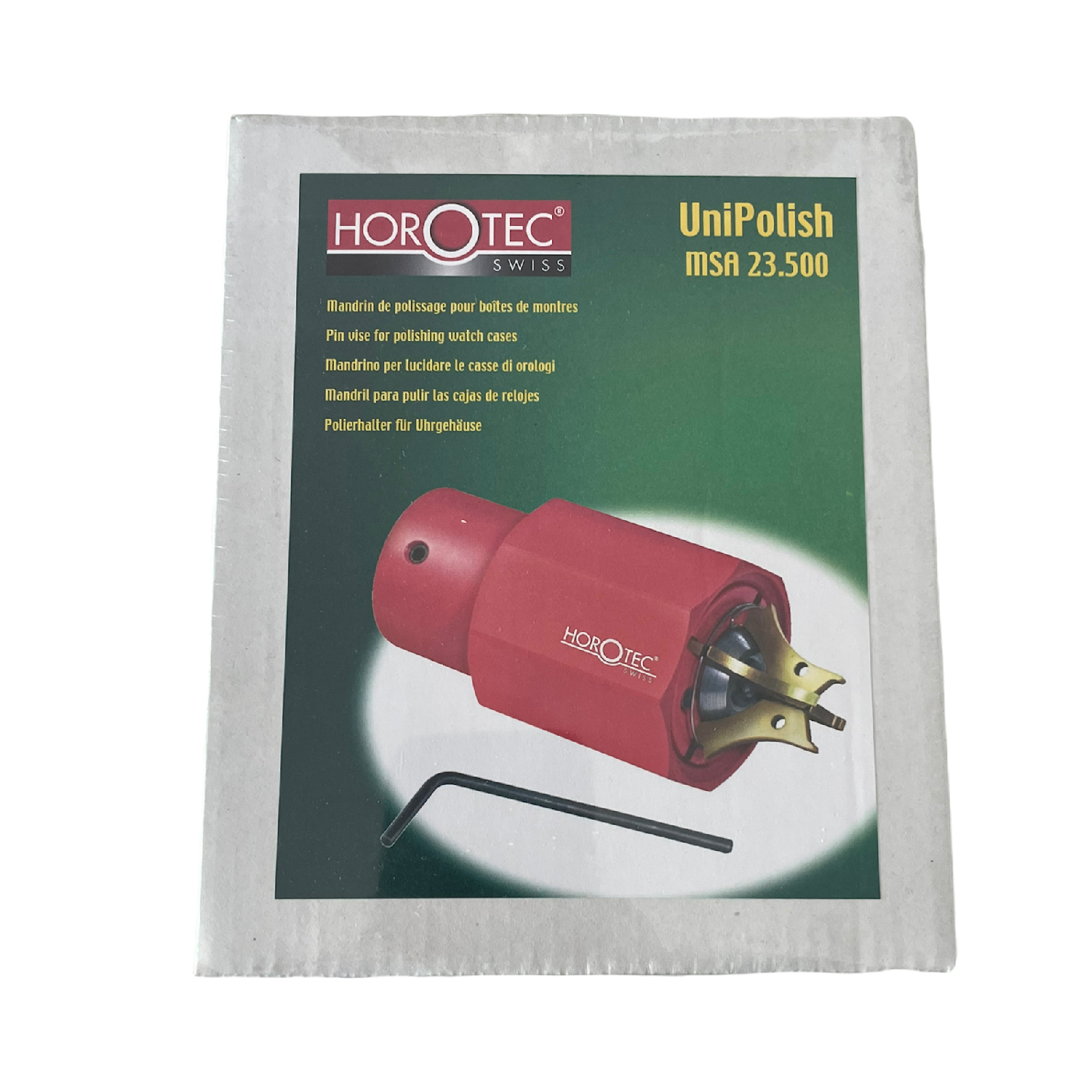Horotec MSA-23 500 Poliergriff für Uhrengehäuse Uhrmacherwerkzeug - Image 2