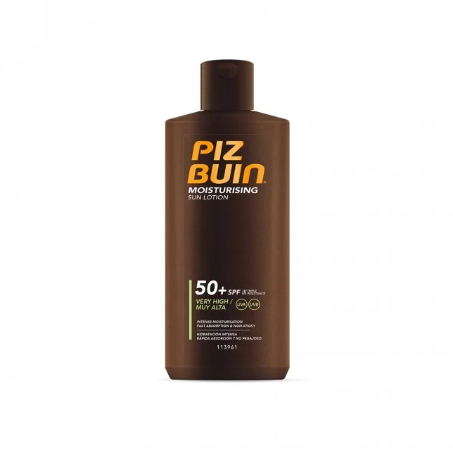 Piz Buin Feuchtigkeitsspendende Sonnenlotion SPF50 200ml