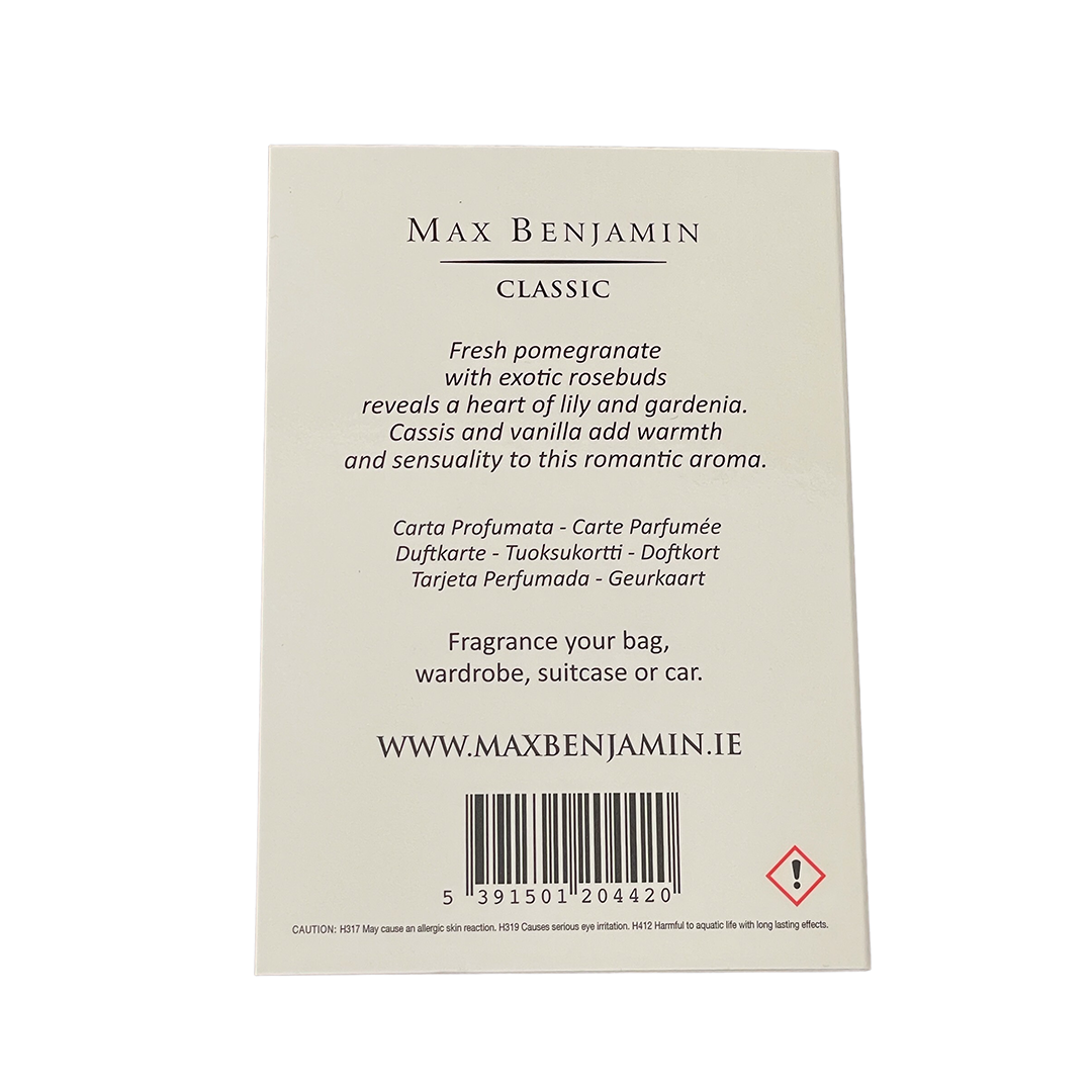 Luxus Duftkarte Weißer Granatapfel von Max Benjamin - Image 3