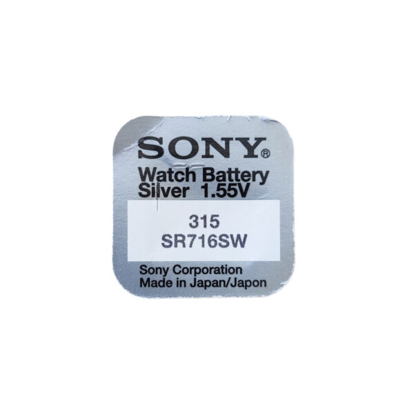 Sony 315 Batterien für Quarzuhren mit Silberoxiden 1 55 Volt