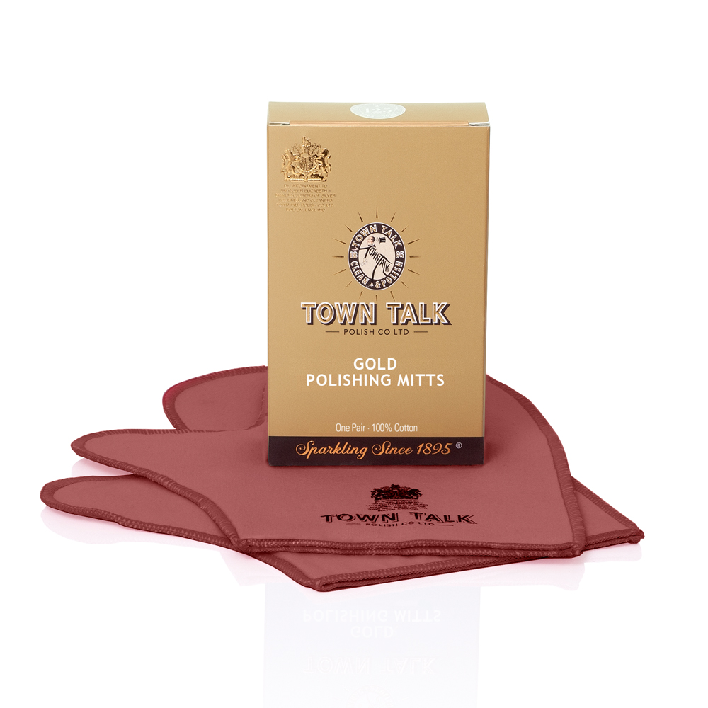 Town Talk Cotton Gold Polishing Handschuhe Goldpolierhandschuhe