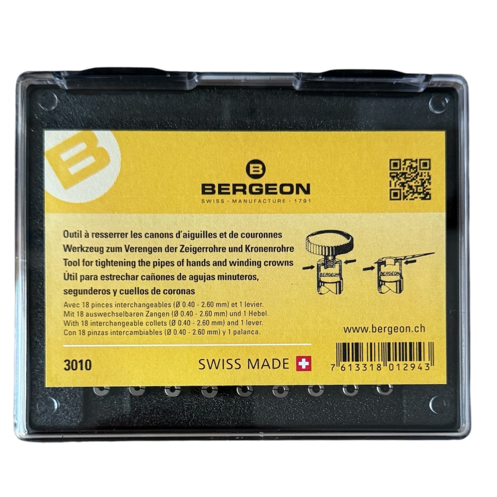 Bergeon 3010 Werkzeug zum Festziehen von Gehäusen Kronen - Image 3
