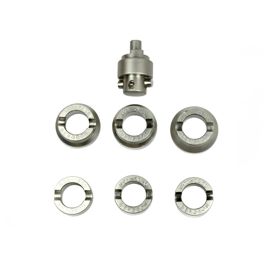 Bergeon 5538 Set aus Inserten für wasserdichte Uhrengehäuse mit Rillen Zähnen - Image 2