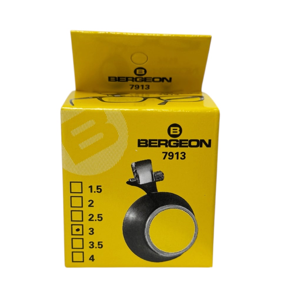 Bergeon 7913-3 Eyeglass Uhrmacher Lupe mit Clip 3 3x - Image 2
