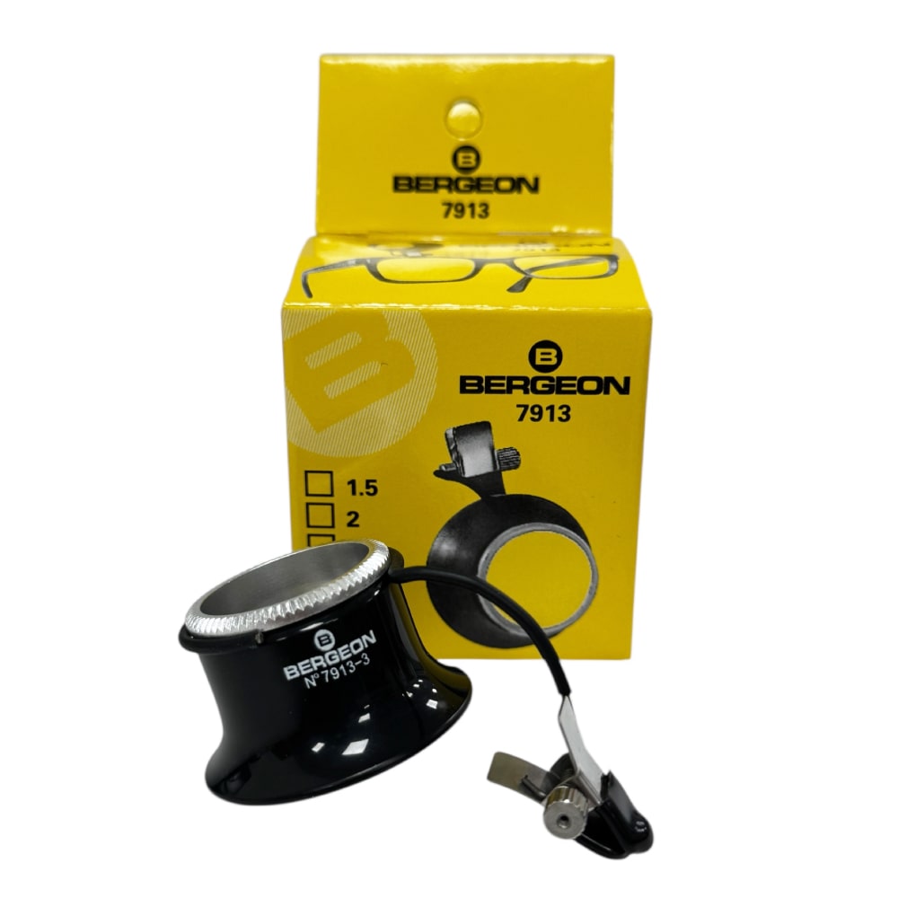 Bergeon 7913-3 Eyeglass Uhrmacher Lupe mit Clip 3 3x - Image 4