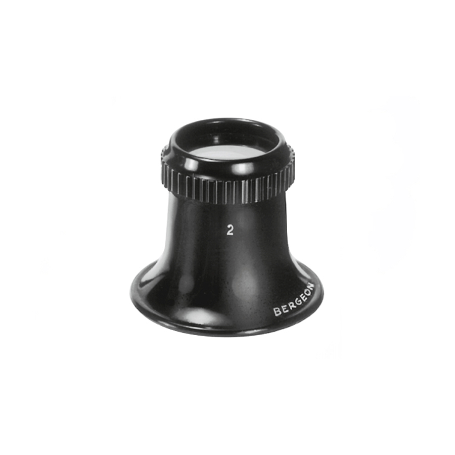 Bergeon Uhrmacher Lupe 4902-1 10x Aplanat Uhrmacherwerkzeuge