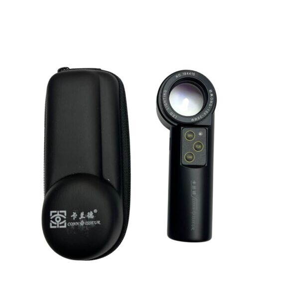 Connoisseur 10x Lupe mit UV LED Licht - Rückgabeartikel, beschädigte Box