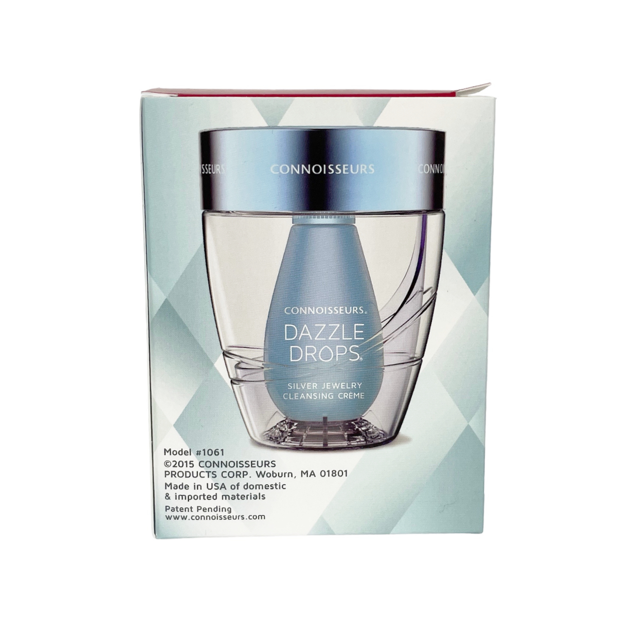Connoisseurs Dazzle Drops Silber Pflegecreme mit Bürste und Körbchen 30 ml