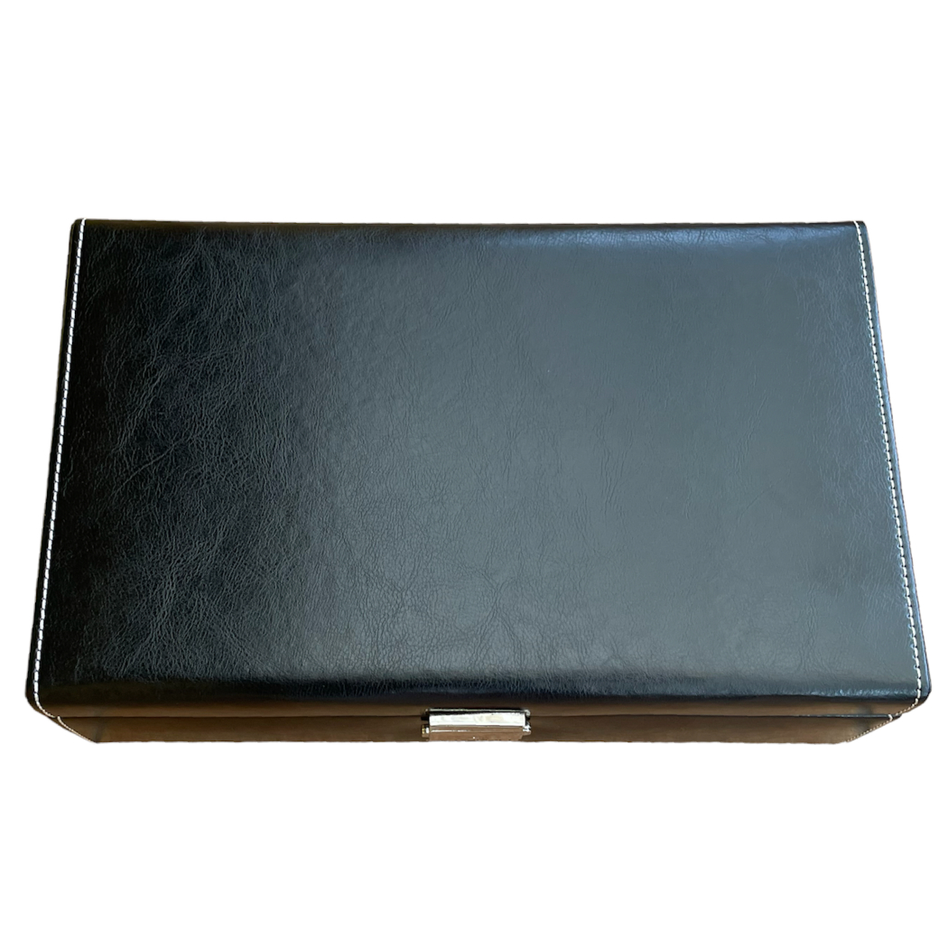 Friedrich 23 Lederuhrenbox Schwarz für 10 Uhren Uhrenaufbewahrung - Image 2