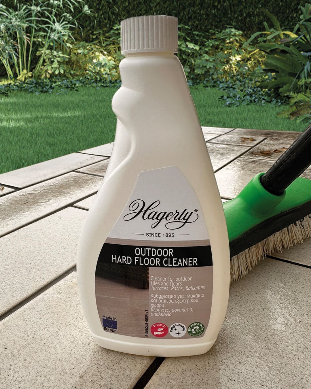 Hagerty Außenreiniger für harte Böden, Terrassenreiniger für Fliesen und Naturstein, 500 ml, Ref. A120011 - Image 15