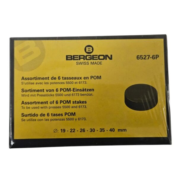 Bergeon 6527-6P für die Montage von Scheibeinsätzen und Schraubverschluss für