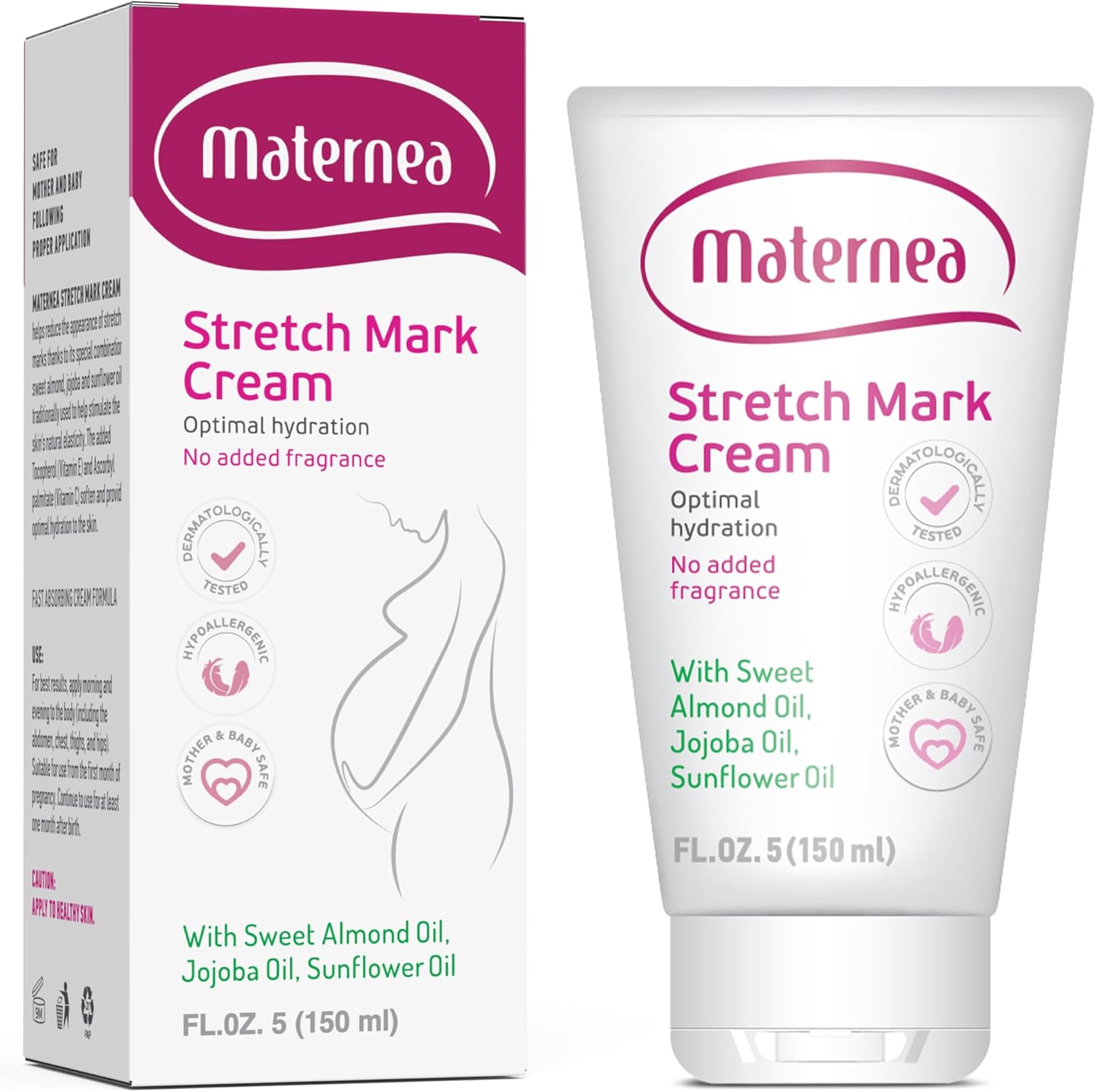 Maternea Anti-Streifen Körperlotion 150 ml Elastizität