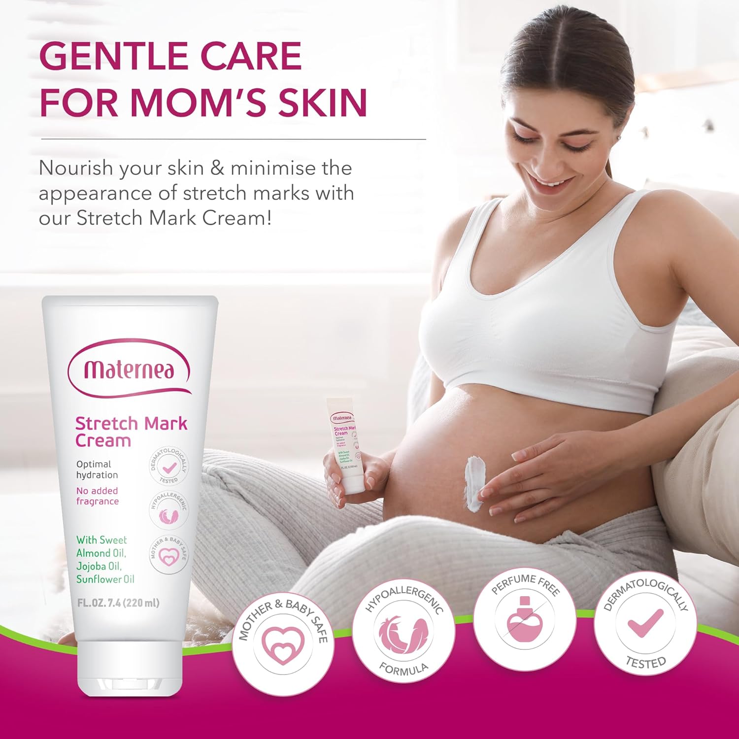 Maternea Anti-Streifen Körperlotion 150 ml Elastizität - Image 6