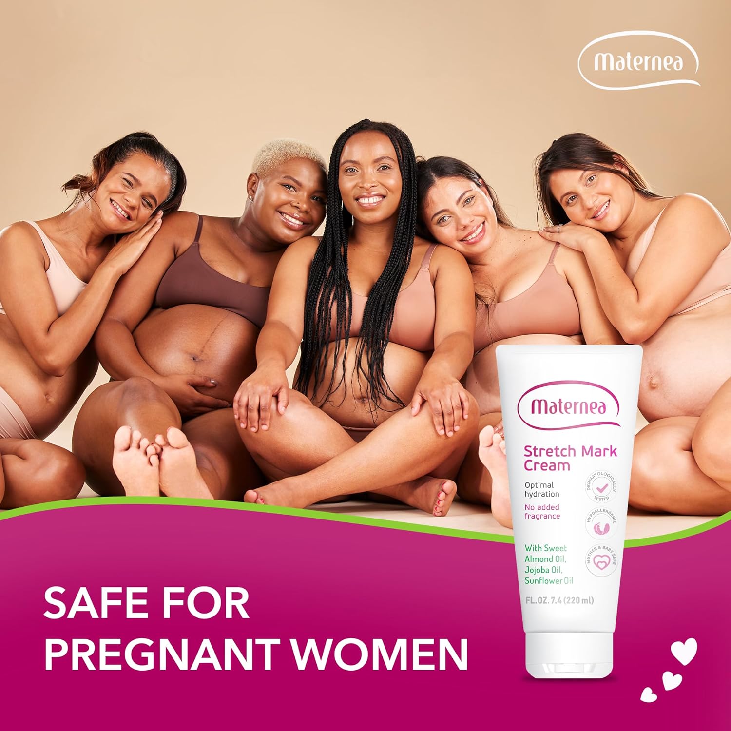 Maternea Anti-Streifen Körperlotion 150 ml Elastizität - Image 4