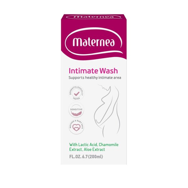 Maternea Intimwaschgel für Schwangerschaft und Nachgeburt, Seifenfrei, 200 ml