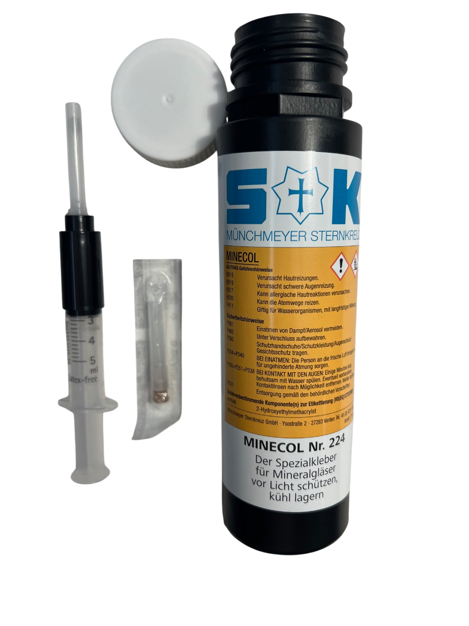 Minecol Zement für Mineral-Kristalle Glas 2ml UV-Klebstoff - Image 5