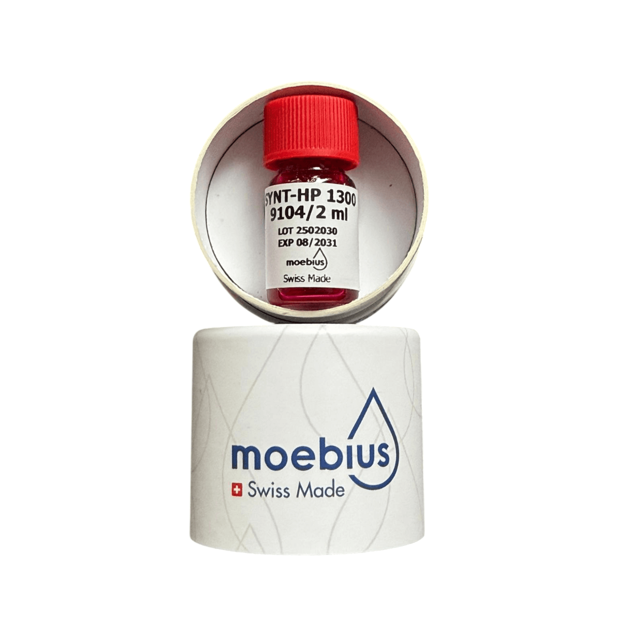 Moebius 9104 1300 Synthetisches HP Öl Mechanische Uhren Rot NEUE Verpackung - Image 6