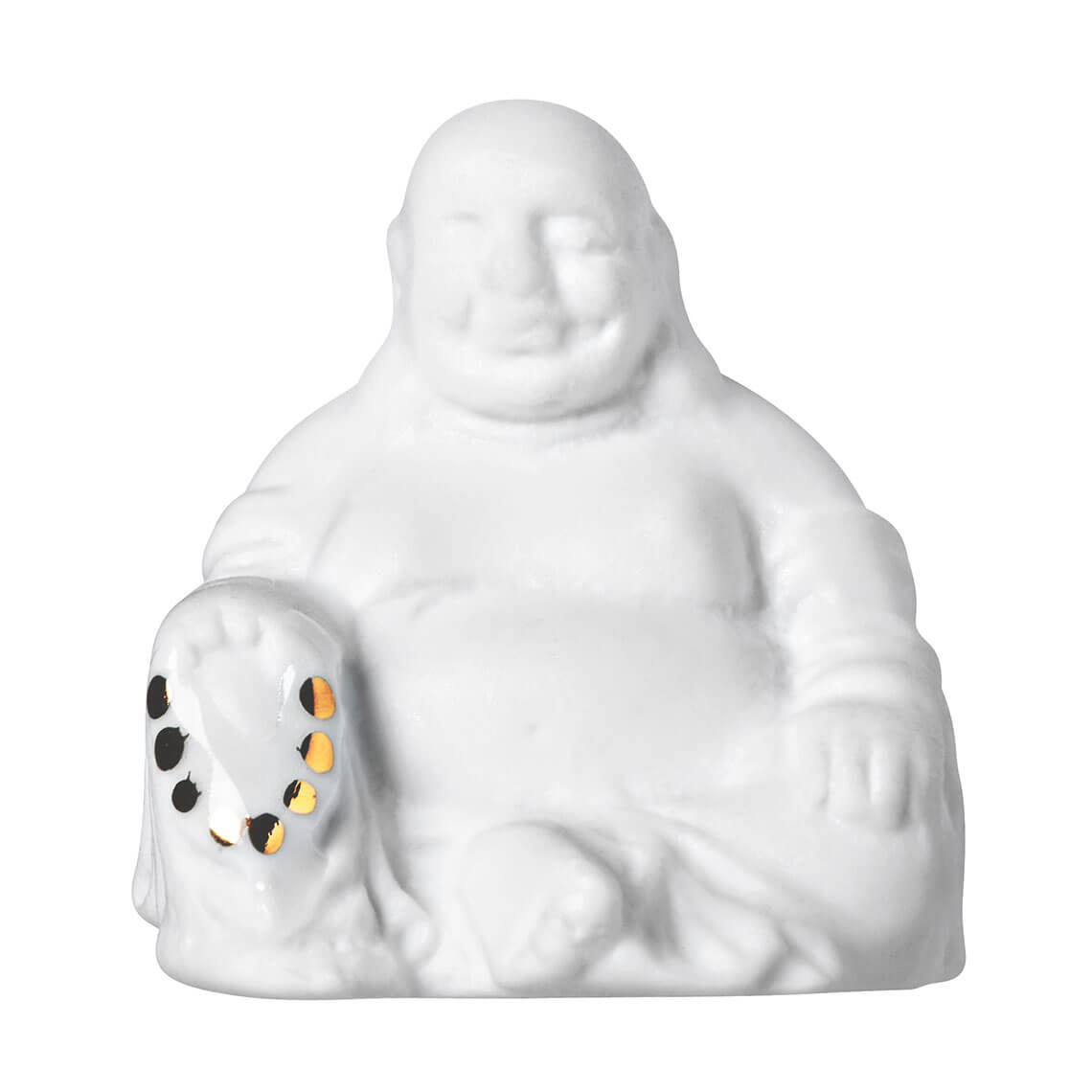 Räder Relax Buddha Porzellanfigur in Holz-Geschenkbox