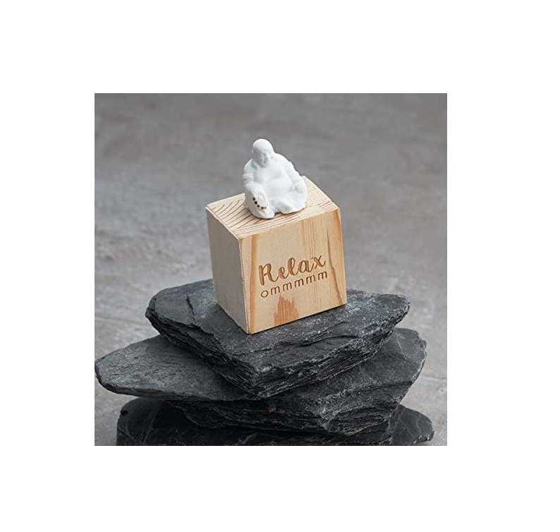 Räder Relax Buddha Porzellanfigur in Holz-Geschenkbox - Image 4
