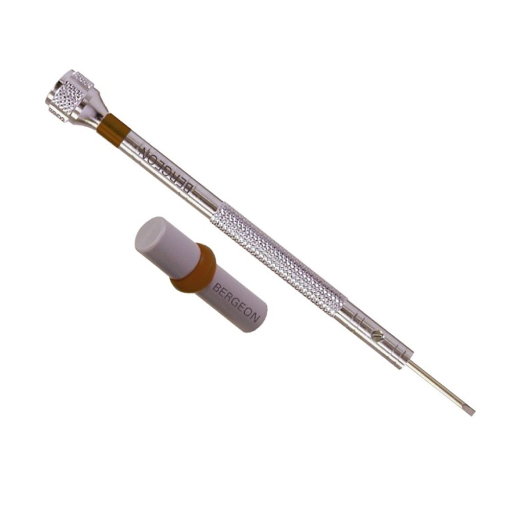 Bergeon 30080-L Uhrmacher-Schraubendreher mit Ersatzklingen 3 00mm