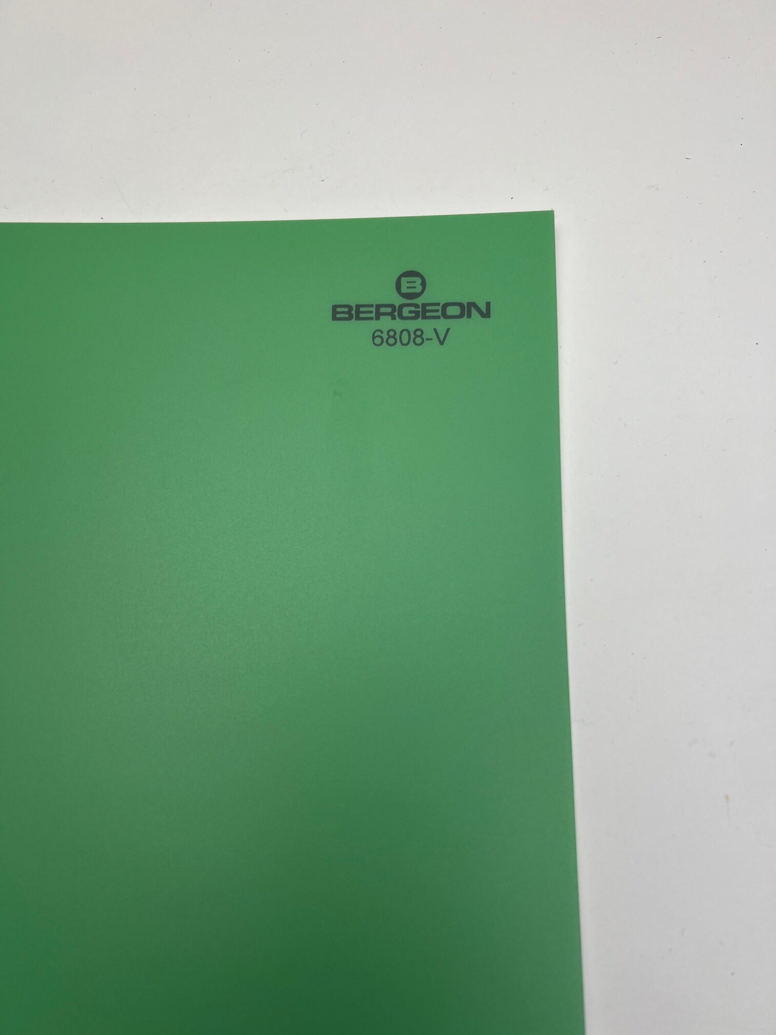 Bergeon 6808-V Grün Werkbank-Tischplatte aus Hart-Anti-Rutsch-Kunststoff - Image 5