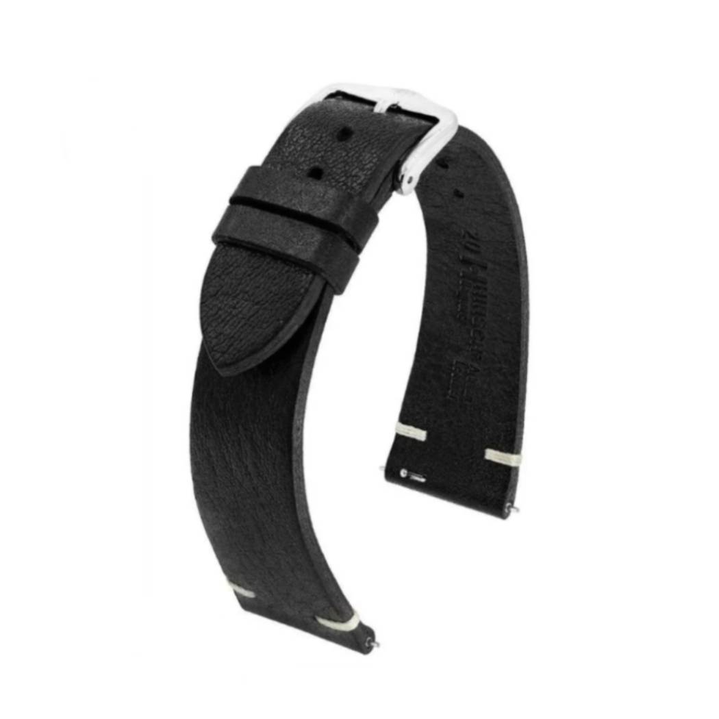 Hirsch Bagnore L schwarzer Armbandaufzug 21 mm 05502050-2-21